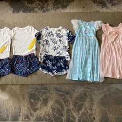 Pajamas Girls Size 7 (Lot 7C)
