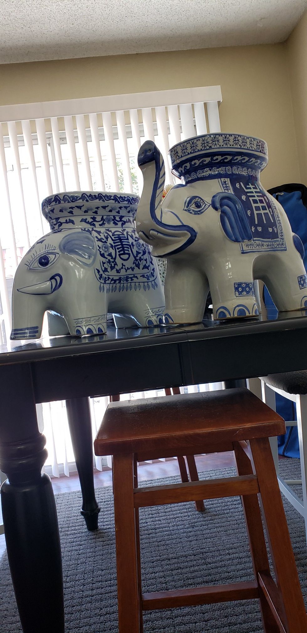 Large ceramic elephants (read description)