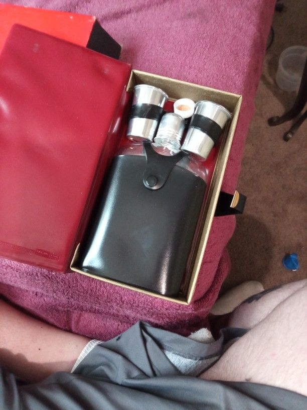 Vintage Flask Hidden In Book 1968