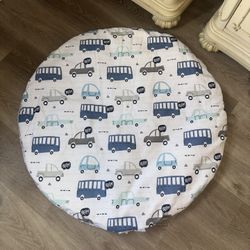 OEKO-TEX Certified Reversible Truck Baby Play Mat – Cars & Arrows