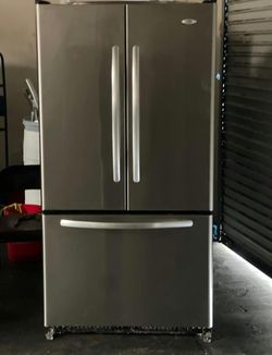 Stainless Steel 3-Door Refrigerator FrenchDoor