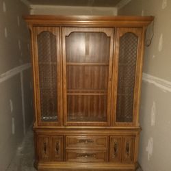 Vintage 60 Or 70s China Hutch 