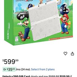 Nintendo New 3DS, Super Mario white edition