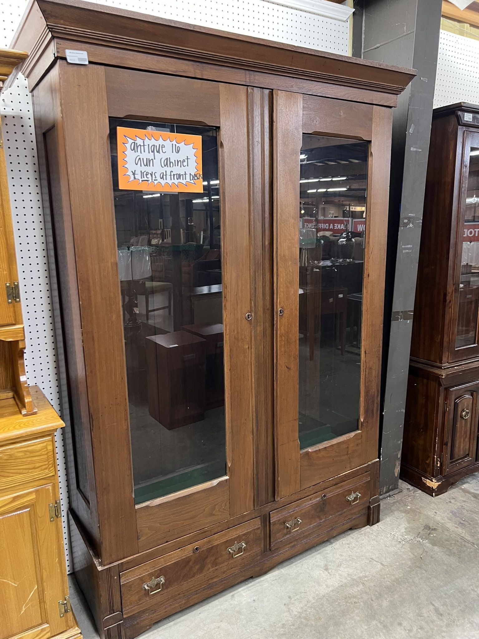 Antique Gun Cabinet