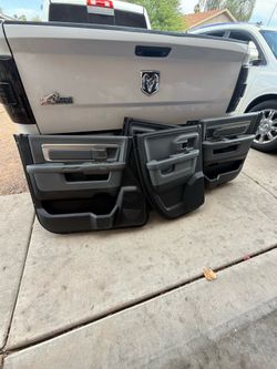 4th gen ram 1500 ext cab door panels