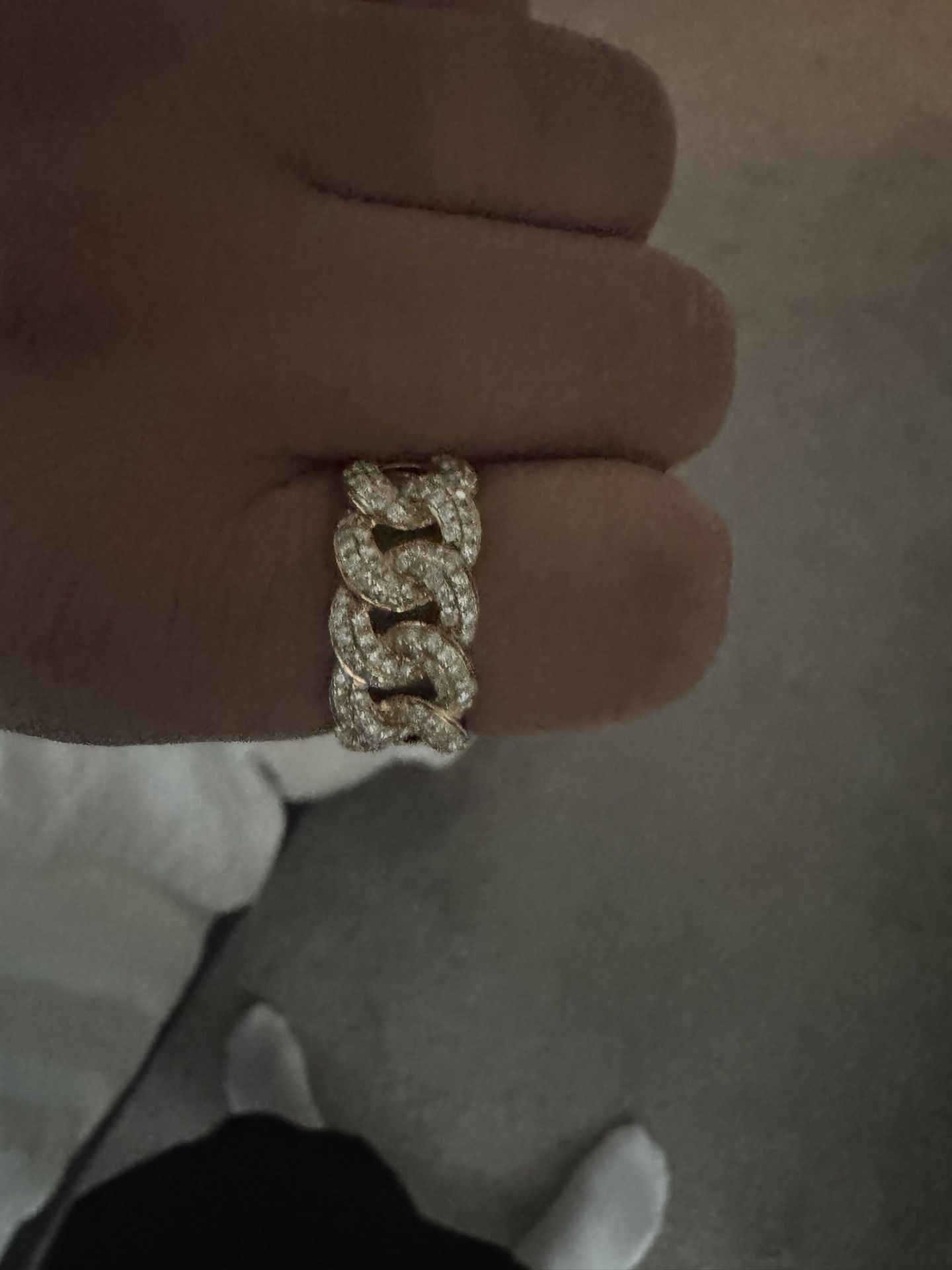 Cuban Diamond Ring