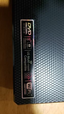 LG blue-ray Disc, DVD player, wi-fi