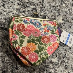 NWT Autumn Flowers Seisuke88 Gama Pouch 