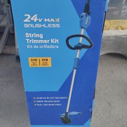 NEW Kobalt 24V MAX Brushless 14" String Trimmer Dual Line Cordless Weed Wacker Eater