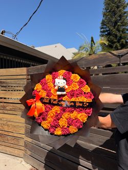 Hello Kitty Fall Eternal Rose Bouquet