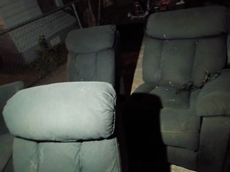 Sectional and a put away closet Dolley