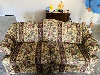 Sleeper Sofa With 2 Chairs And Ottoman