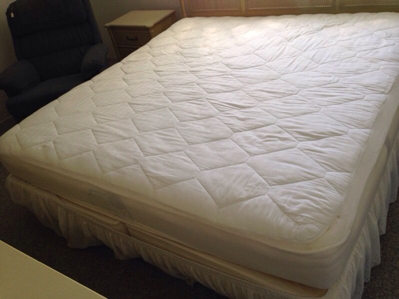 King size mattress and box spring