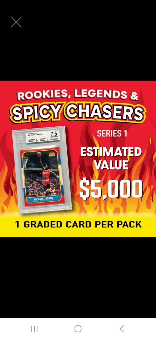 BREAK KING "ROOKIES, LEGENDS & SPICY CHASERS!" SERIES 1