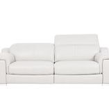 Electric Love Seat Recliner And Glass Center Table 