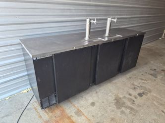 Beverage-Air Commercial Bar Cooler Keggerator Keg Cooler Commercial Back Bar Cooler - WORKS