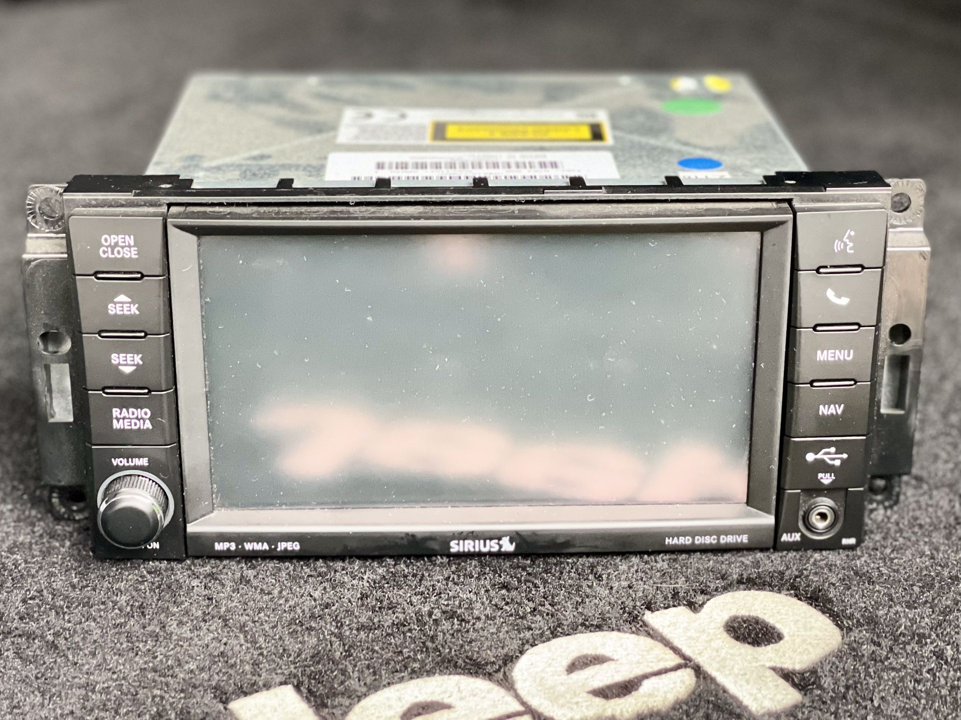 Jeep Wrangler JK 6.5” Display Navigation Satellite Radio OEM