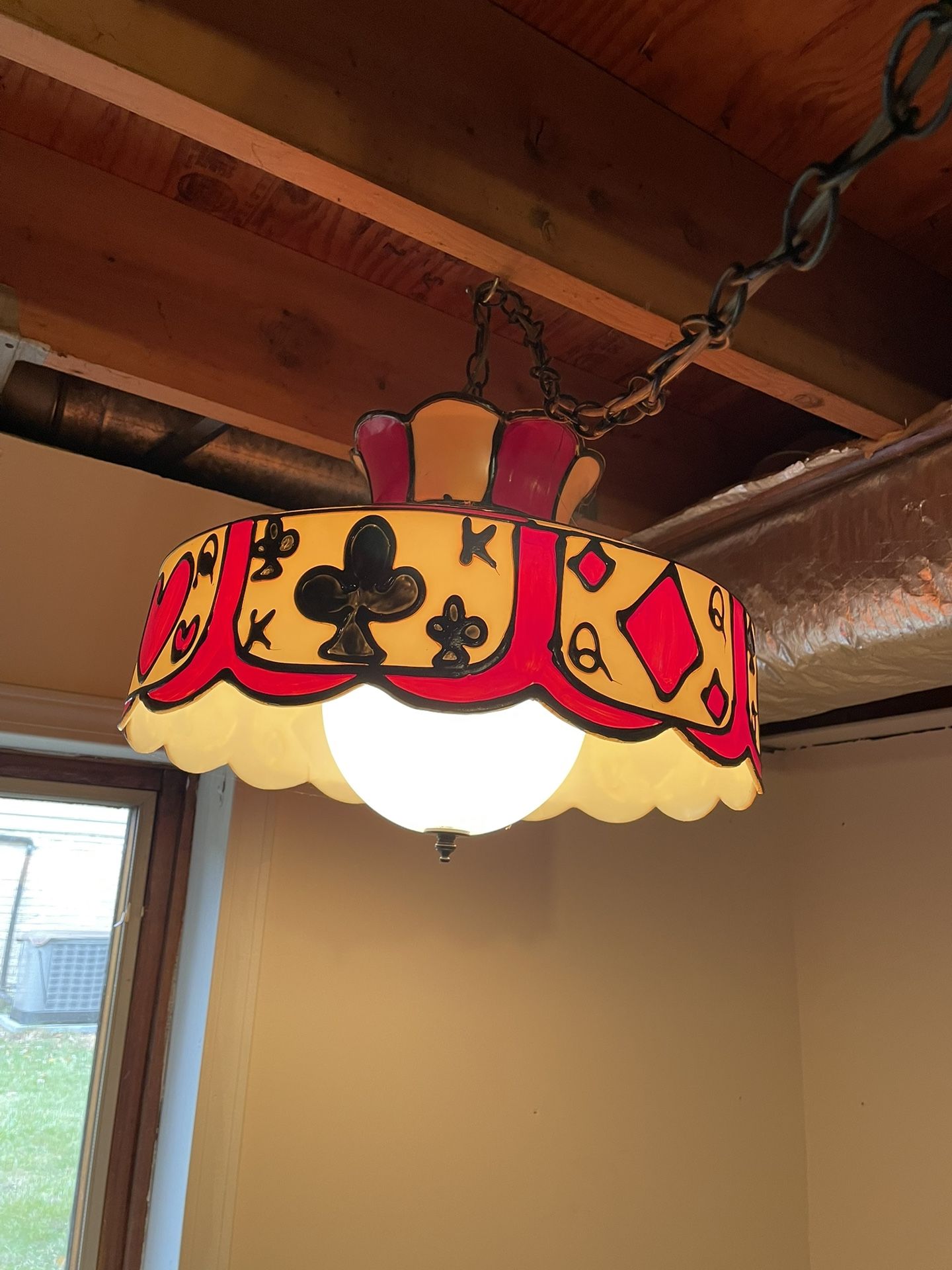 Poker Card Hanging Light