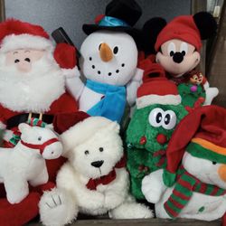 Christmas Stuffed Animals All Work
