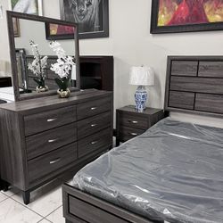 Queen Bedroom Set 🔥 Take It Home With Only $50 Down 