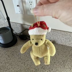 Gund Pooh Ornament From 1990 Has Tag 