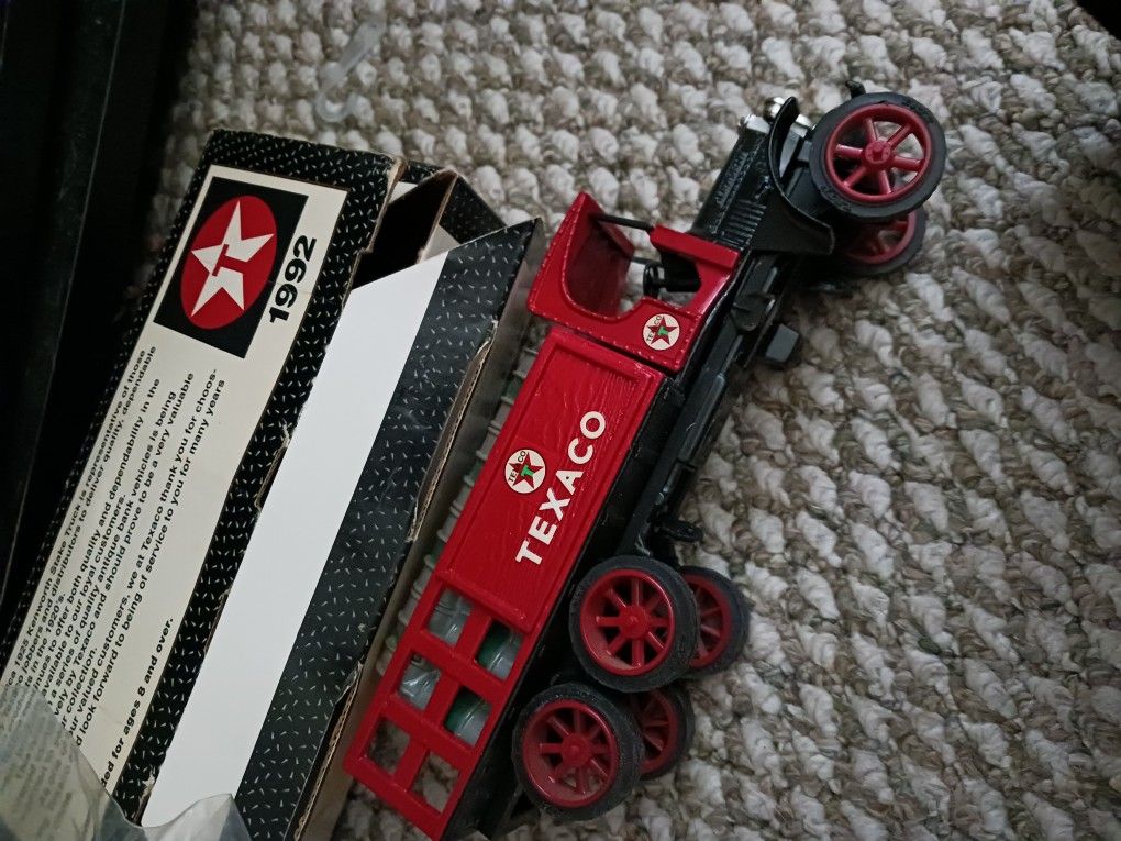 Texaco Cast Iron Model Banks