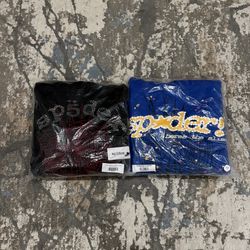 2 Sp5der hoodies