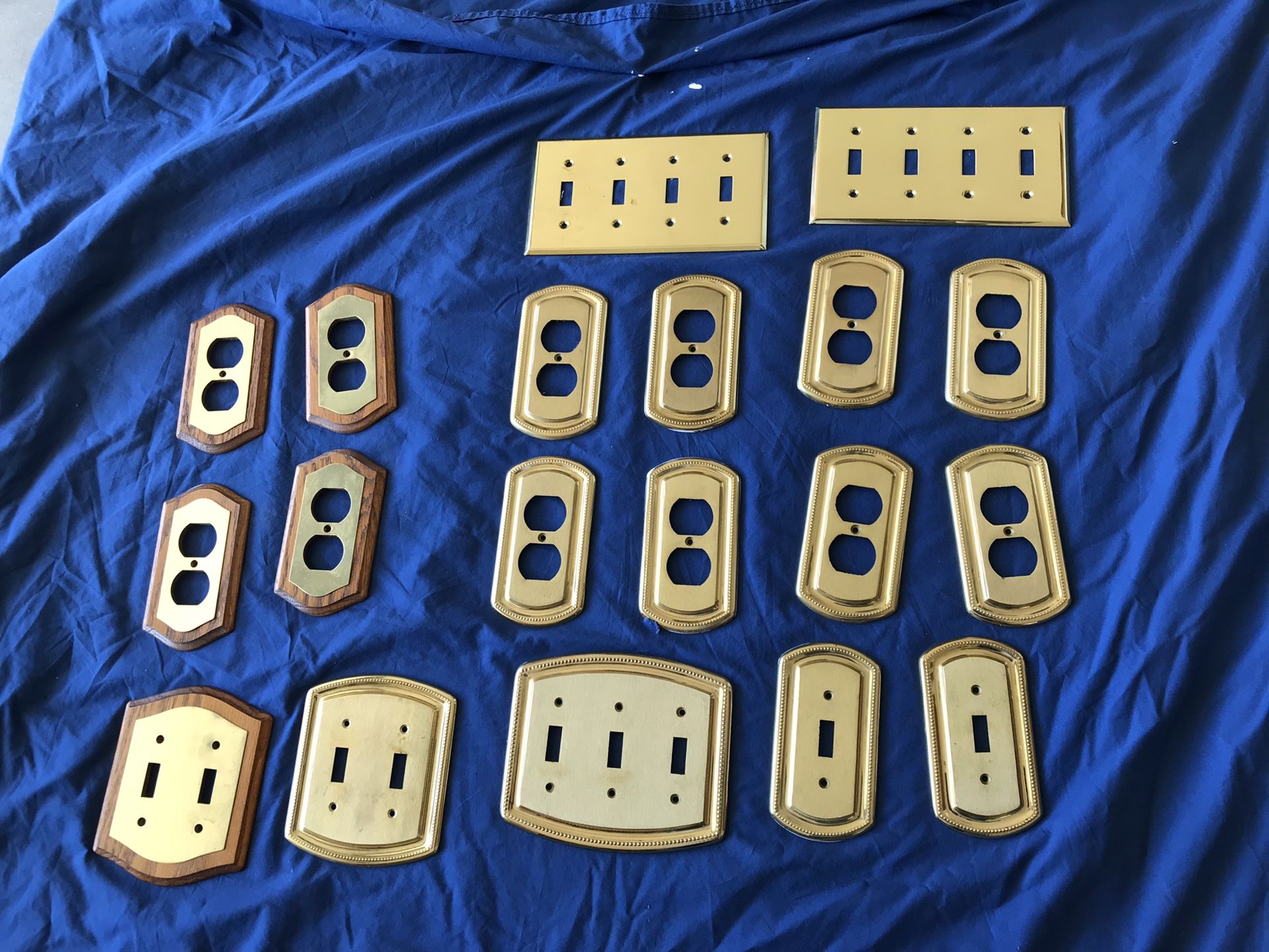 Switch plates/Brass