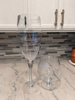 Oversized wine and whiskey glass