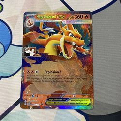 Mega Charizard Y EX 022/217 XY Prize Pack 9 stamped