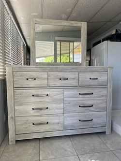 Ashley dresser with mirror