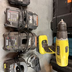 Ryobi Drill Set