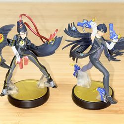 Bayonetta Player 1 + Player 2 Super Smash Bros Amiibo Figure Set By Nintendo