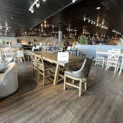 Brown/grey 7PC Counter Height Table Set