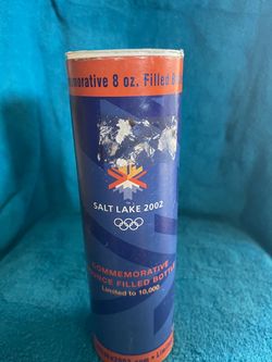 Salt Lake 2002 Olympics Coca-Cola Bottle Limited Edition w/ Tube