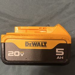 20V 5AH dewalt battery