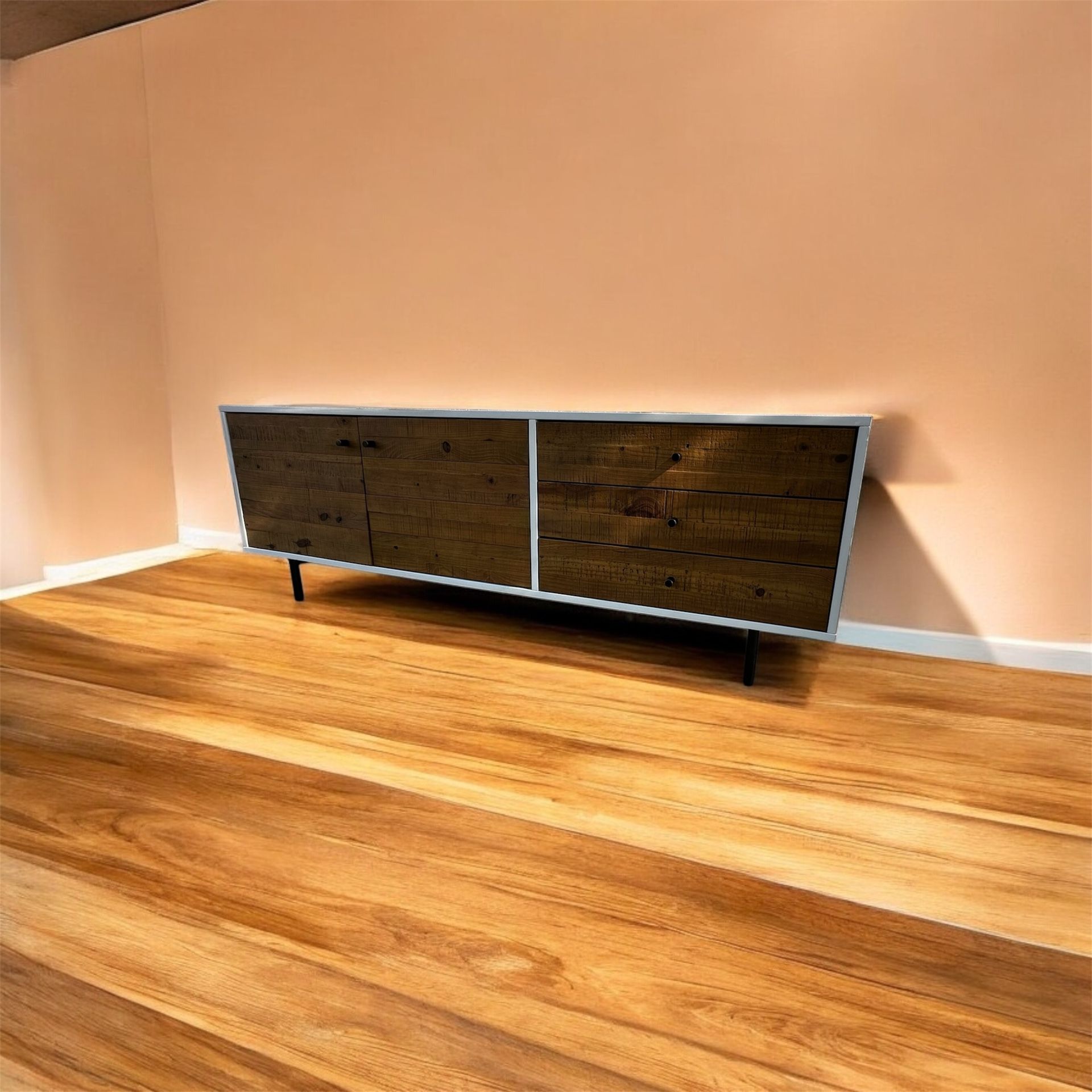 West Elm Mid Century Modern Sideboard Credenza Cabinet Tv Stand Media Console Entertainment Center