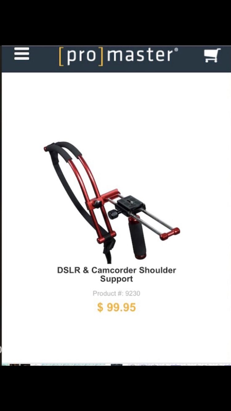 PROFESSIONAL PHOTO VIDEO DSLR SHOULDER SUPPORT