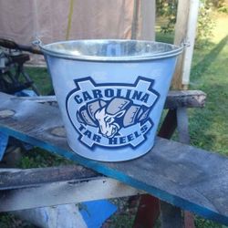Unc Carolina Metal Bucket