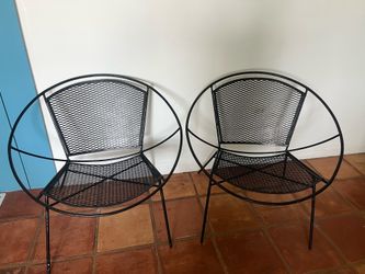 Wrought Iron Radar Chairs From Tempestini For Salterini