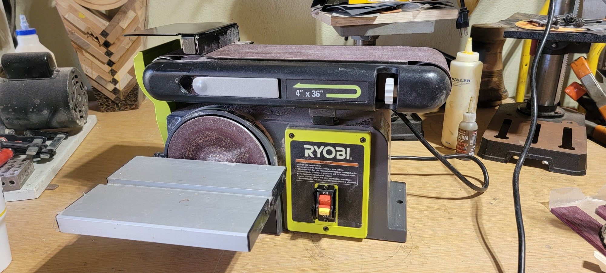 Ryobi Disc And Belt Sanding Station