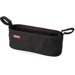 Diono Buggy Buddy Universal Stroller Organizer with Cup Holders Zippered Pockets - Black