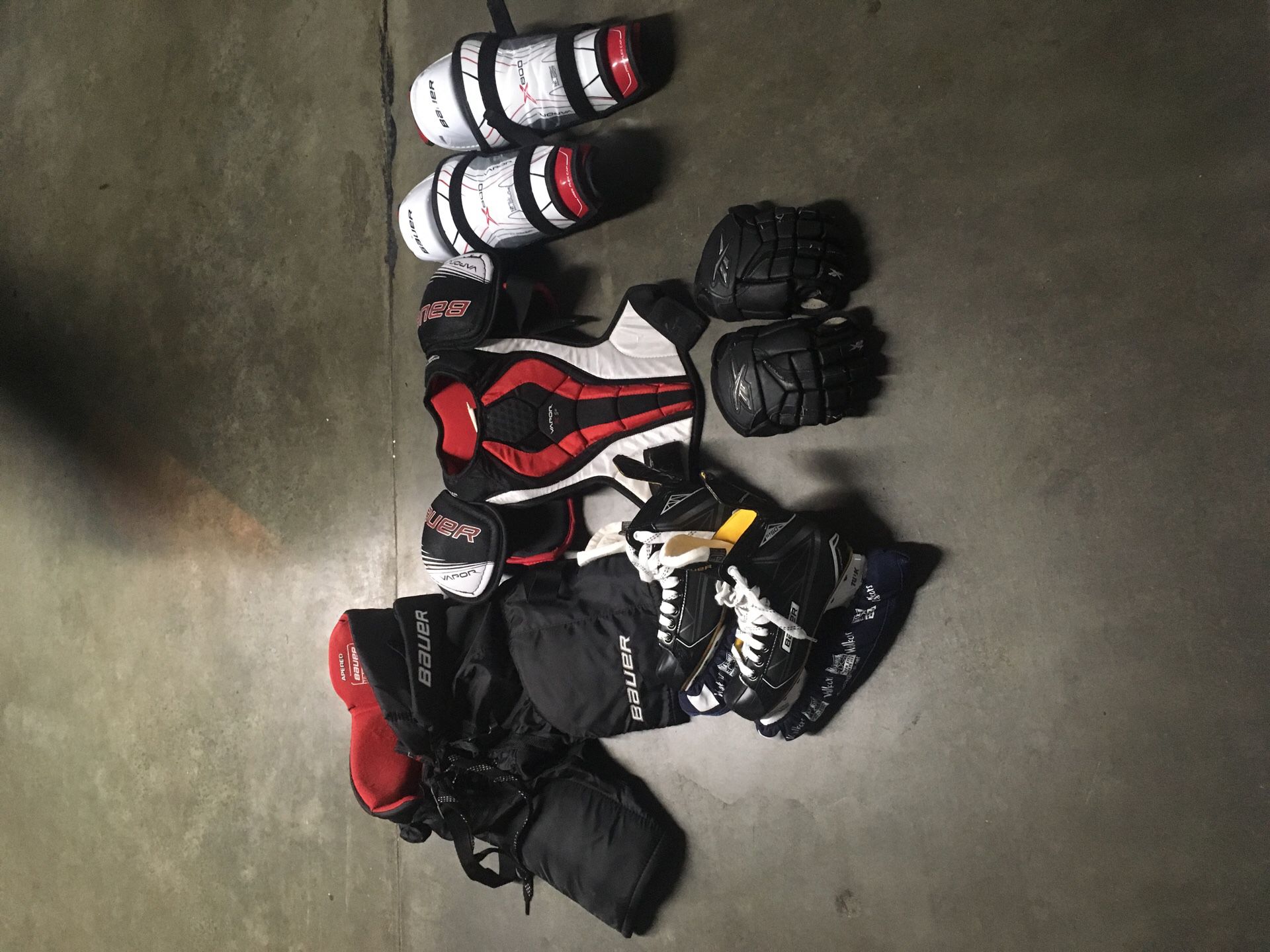 Bauer hockey equipment