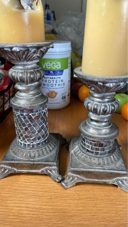 Candle holders with vase