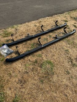 Aries 3 inch nerf bars for Silverado Crew cab