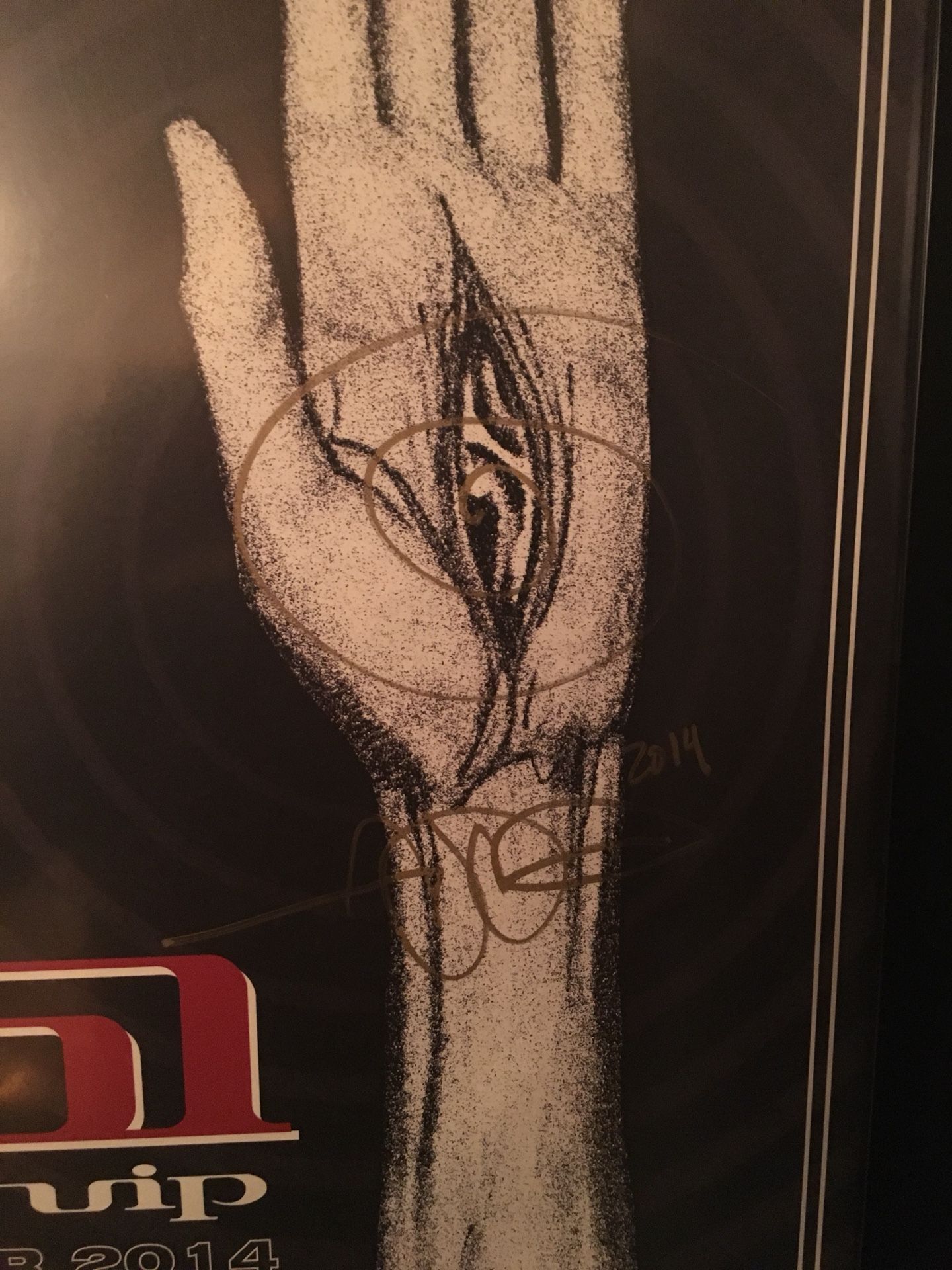 Adam Jones Signed TOOL Poster