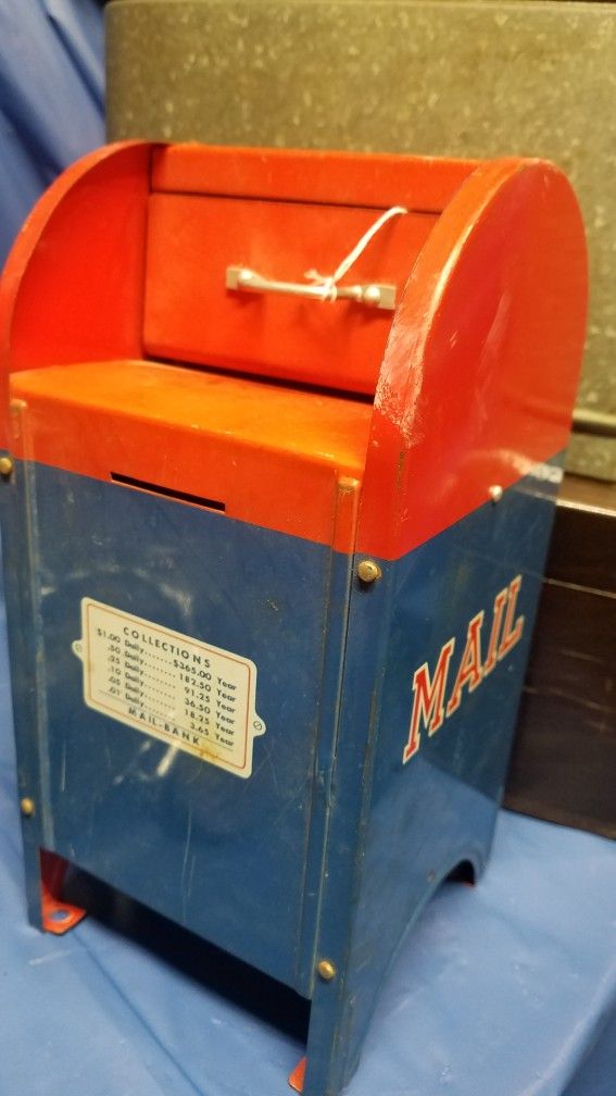 Vintage Tin Bank
