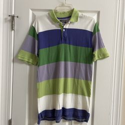 Multi-Color Striped Polo Shirt – Youth XL / Fits Men’s S – NWOT
