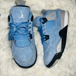 Kids Jordans 4 Retro “University Blue”Shoes