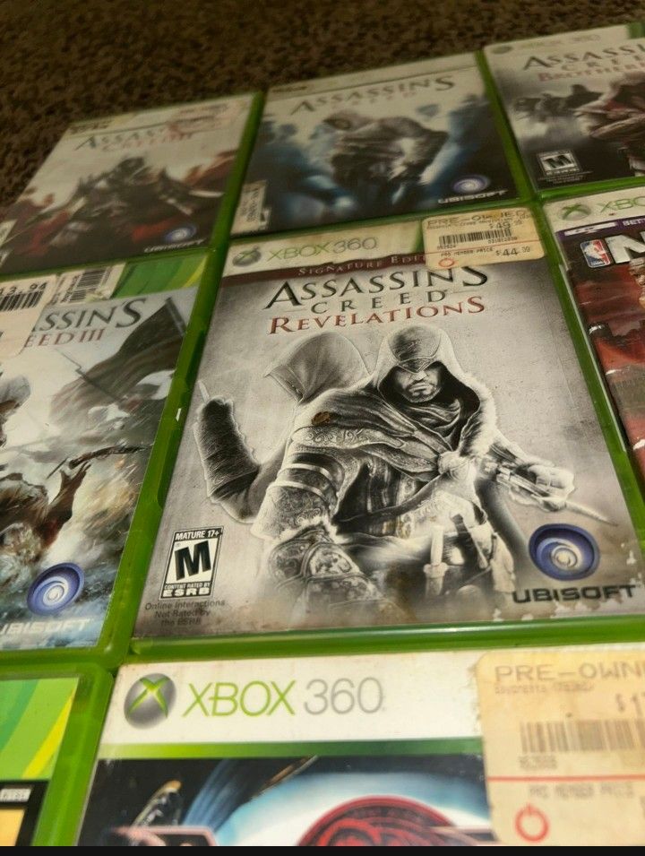 Xbox 1 And 360 Games 